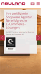 Mobile Screenshot of neuland-com.de